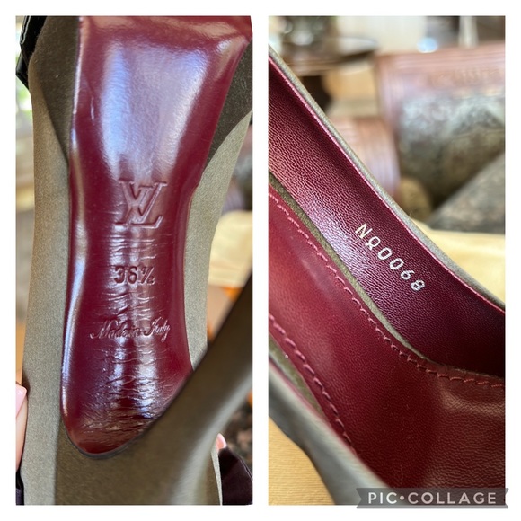 Louis Vuitton silk  Pumps with Purple Bow - Picture 15 of 16